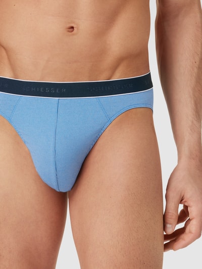 Schiesser Slip mit Streifenmuster Bleu 3