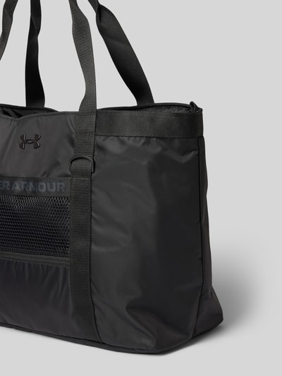 Produktfoto, shopper met logodetail van Under Armour in zwart met gladde textuur, Dames Henkeltasche von Under Armour