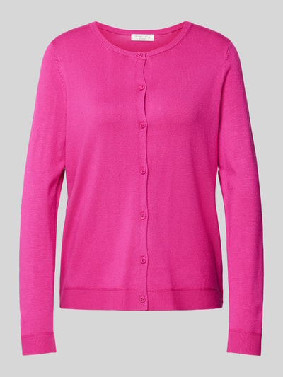 Christian Berg Woman Strickjacke mit Knopfleiste Fuchsia 2