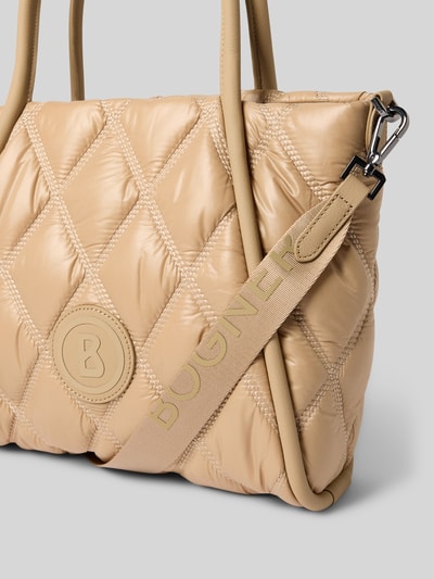 BOGNER Shopper mit Steppnähten Modell 'tirano timea' Sand 3
