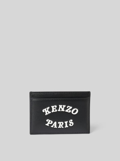 Kenzo Kartenetui aus echtem Leder Black 2