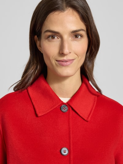 Marc O'Polo Regular fit wollen jack met opgestikte zakken Lichtrood - 3