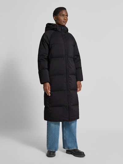 Selected Femme Regular fit donsjack met afneembare capuchon, model 'MAYA' Zwart - 4