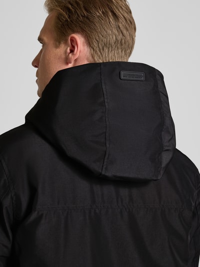 khujo Regular Fit Parka mit Kapuze Modell 'FOGG' Black 3