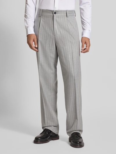 HUGO Regular Fit Anzughose mit Viskose-Anteil Modell 'FLIPS251X' Hellgrau 4