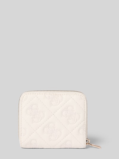 Guess Portemonnaie mit Label-Detail Modell 'ADELASIA' Ecru 2