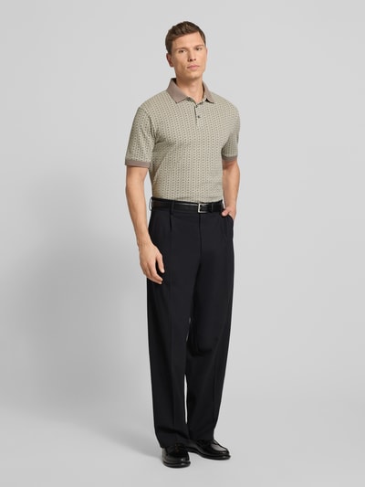 ARMANI EXCHANGE Poloshirt met korte knoopsluiting Taupe - 1