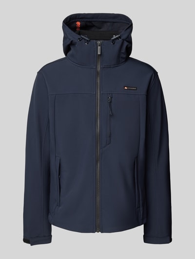 Superdry Kurtka softshell z kieszeniami zapinanymi na zamek błyskawiczny Ciemnoniebieski 2