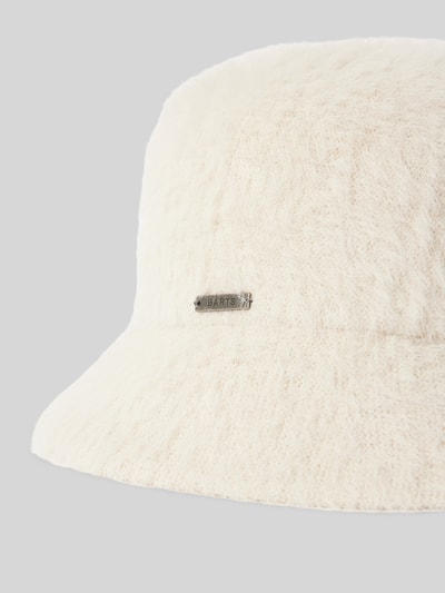 Barts Bucket Hat mit Kunstfellbesatz Modell 'Lavatera' Offwhite 2