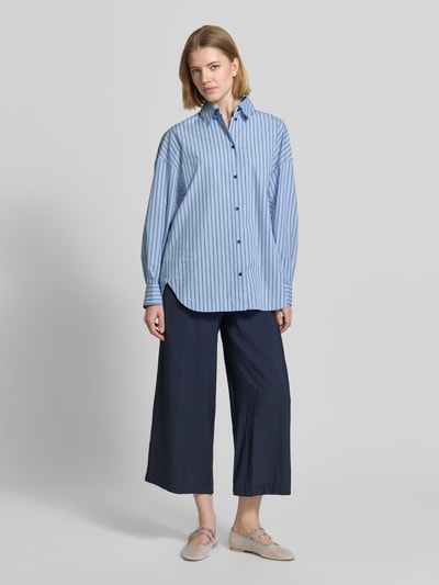 s.Oliver RED LABEL Kuloty o kroju loose fit z mieszanki wiskozy Granatowy 1
