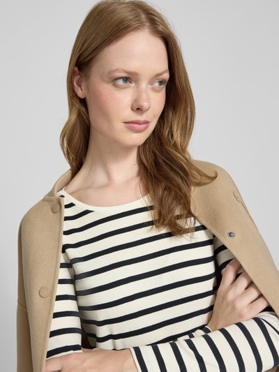 Christian Berg Woman Longsleeve mit Rundhalsausschnitt Offwhite 3