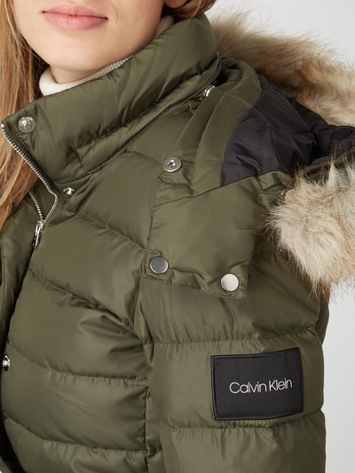 CK Calvin Klein Daunenjacke mit abnehmbarer Kapuze  Khaki 3