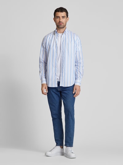 Paul & Shark Slim Fit Freizeithemd mit Button-Down-Kragen Hellblau 1