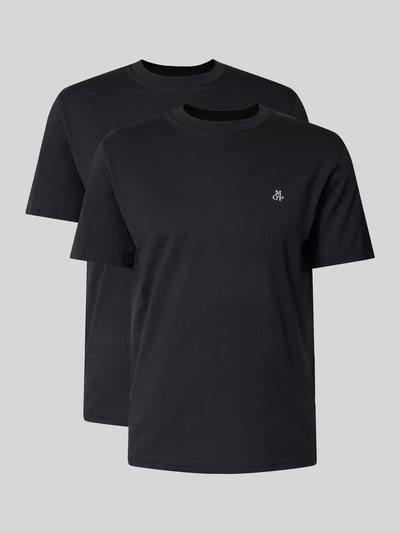 Marc O'Polo Regular Fit T-Shirt Set im 2er-Pack Black 2
