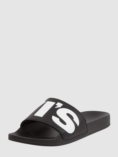 Levi’s® Acc. Slides mit Logo-Detail Modell 'June'  Black 1