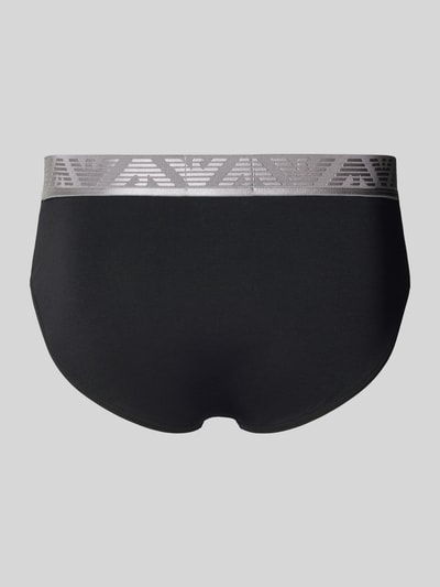 Emporio Armani Slip mit Label-Bund im 3er-Pack Black 3