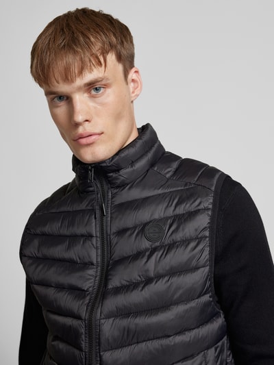 Jack & Jones Bodywarmer met labelbadge, model 'ESPRINT' Zwart - 3