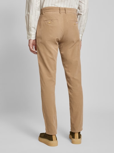 Lindbergh Regular Fit Cordhose mit Gürtelschlaufen Sand 5