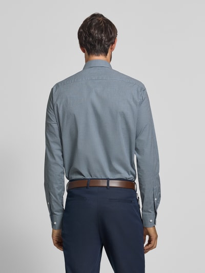 Tommy Hilfiger Regular fit zakelijk overhemd van katoenmix Bleu - 5