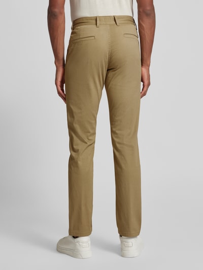 BOSS Orange Slim fit chino met steekzakken Camel - 5