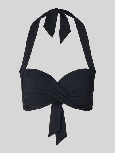 Seafolly Bikini-Oberteil mit Raffungen Modell 'Twist' Black 1