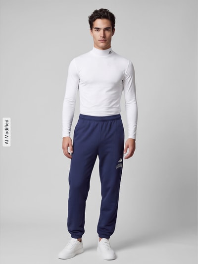 adidas Sportswear Sweathose mit Logo Print Dunkelblau 1