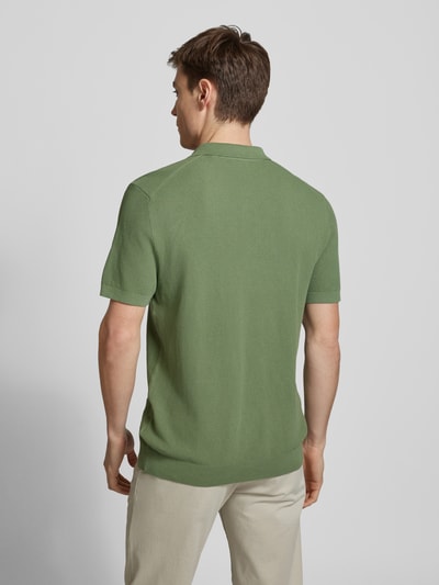 Gant Regular Fit Poloshirt mit Strukturmuster Schilf 5