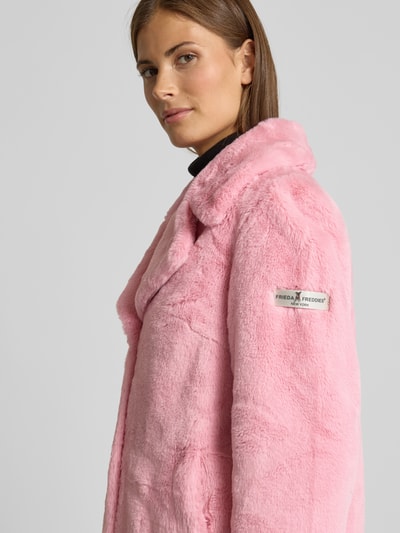Frieda & Freddies Mantel mit Reverskragen Pink 3