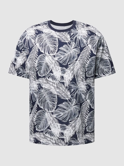 MCNEAL T-shirt met all-over print Donkerblauw - 2