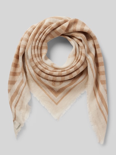 Tommy Hilfiger Halstuch aus Leinen Sand 1