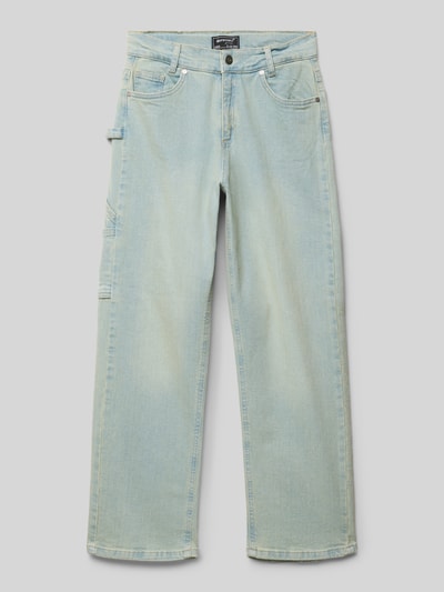 Blue Effect Wide Leg Jeans mit Blau 1