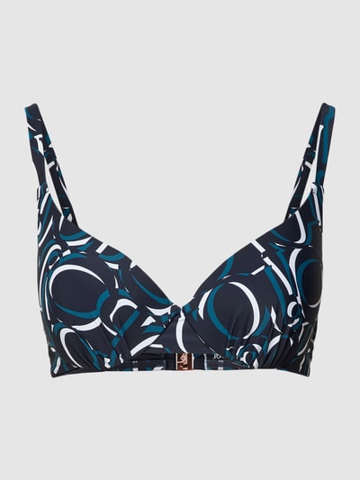 JOOP! BODYWEAR Bikini-Oberteil mit Allover-Muster Modell 'Marinha' Marine 1