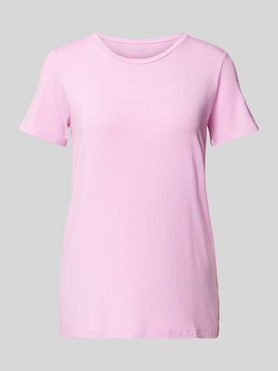 Schiesser T-shirt in effen design, model 'Mix+Relax' Lila - 2