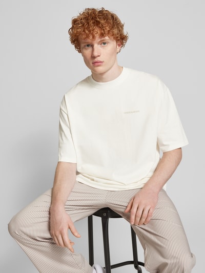 Pegador Oversized T-Shirt mit Label-Print Offwhite 3