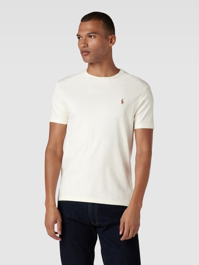 Polo Ralph Lauren T-Shirt mit Logo-Stitching Offwhite 4