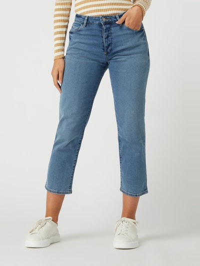 Armedangels Korte jeans met stretch, model 'Fjellaa' Lichtblauw - 4