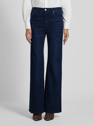 Lauren Ralph Lauren Flared Cut Jeans mit Eingrifftaschen Dunkelblau 4
