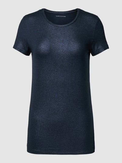 Majestic Filatures T-Shirt mit Effektgarn Marine 2
