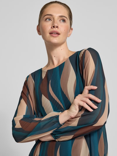 ZABAIONE Blusenshirt mit Rundhalsausschnitt Dunkelgruen 3