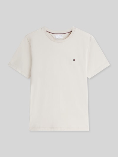 Tommy Hilfiger Regular Fit T-Shirt aus reiner Baumwolle Offwhite 2