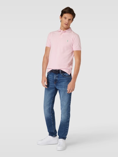 Polo Ralph Lauren Slim fit poloshirt met logostitching Roze - 1