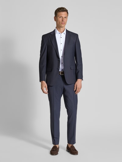 Jake*s Slim Fit Kurzarmhemd mit Kentkragen Weiss 1