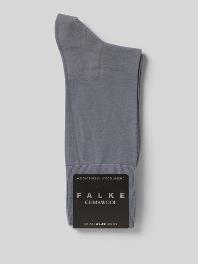 Falke Socken mit Label-Stitching Mittelgrau 3