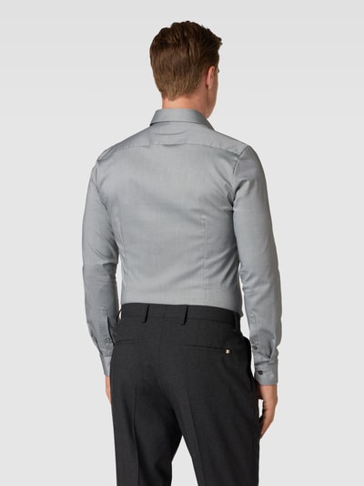 OLYMP No. Six Super slim fit zakelijk overhemd met kentkraag Groen - 5