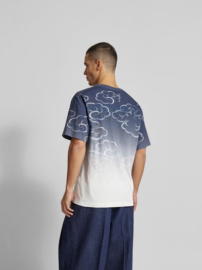 Kenzo T-Shirt mit Motiv-Print Blau 5