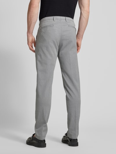 Cinque Spodnie materiałowe o kroju slim fit z dodatkiem streczu model ‘CiBrody’ Jasnoszary 5