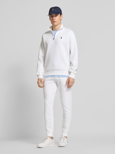 Polo Ralph Lauren Sweatpants mit elastischem Bund Modell 'ATHLETIC' Weiss 1