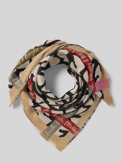 Codello Schal mit Ausfransungen Black 1