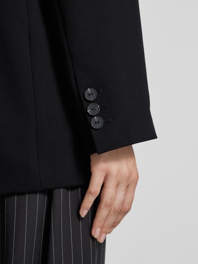 YAS Oversized Blazer mit Paspeltaschen Modell 'LIKKA' Black 3