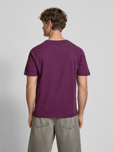 REVIEW T-shirt z okrągłym dekoltem Śliwkowy 5